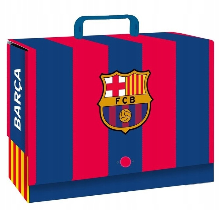 Teczka z rączką A4 9cm FC Barcelona Astra