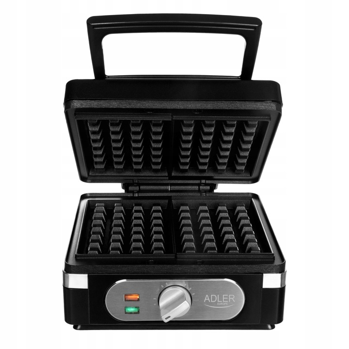 GOFROWNICA 2000W 2 DUŻE GOFRY XXL ADLER CZARNA