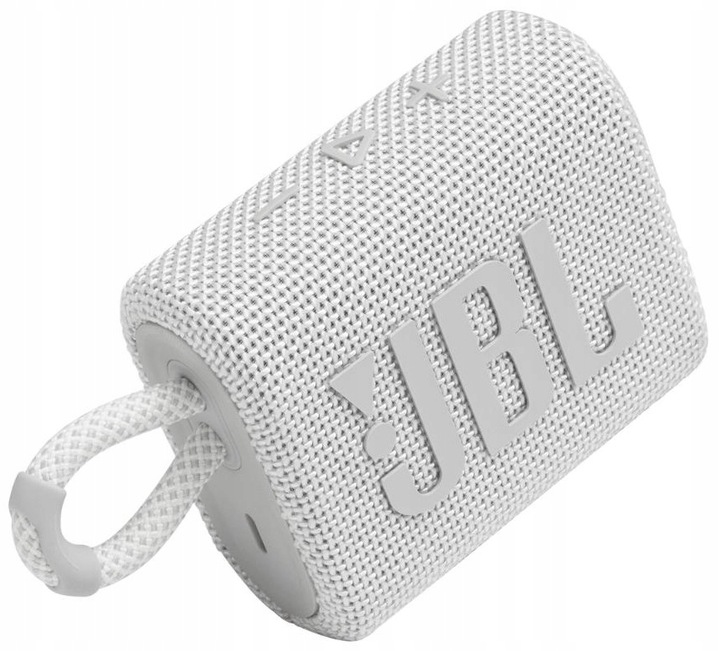GŁOŚNIK PRZENOŚNY JBL GO 3 4,2 W BIAŁY BLUETOOTH NOWY ORYGINALNY