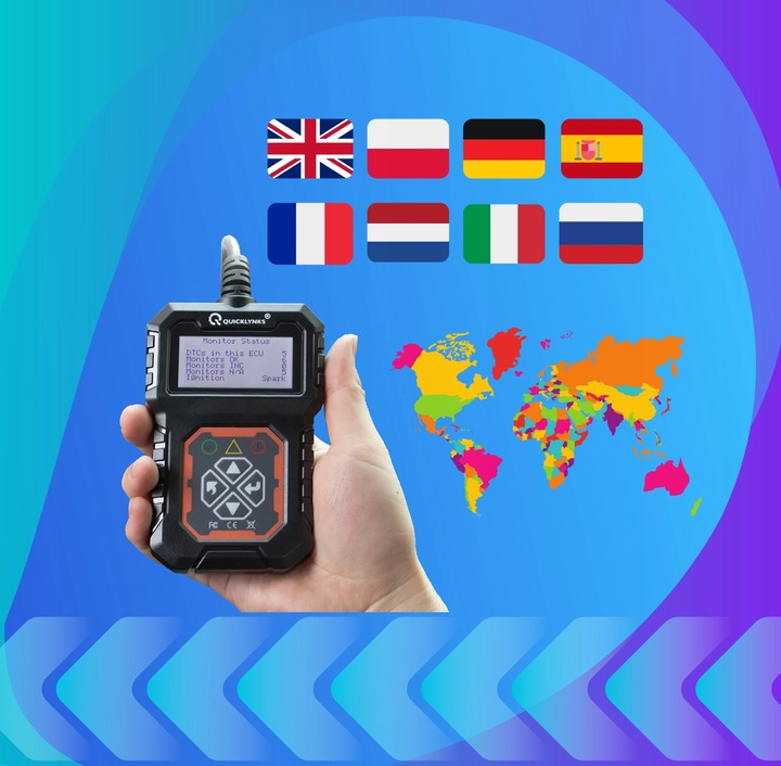 TESTER DIAGNOSTYCZNY INTERFEJS OBD SKANER 2025 PL OSOBOWE KASOWANIE BŁĘDÓW