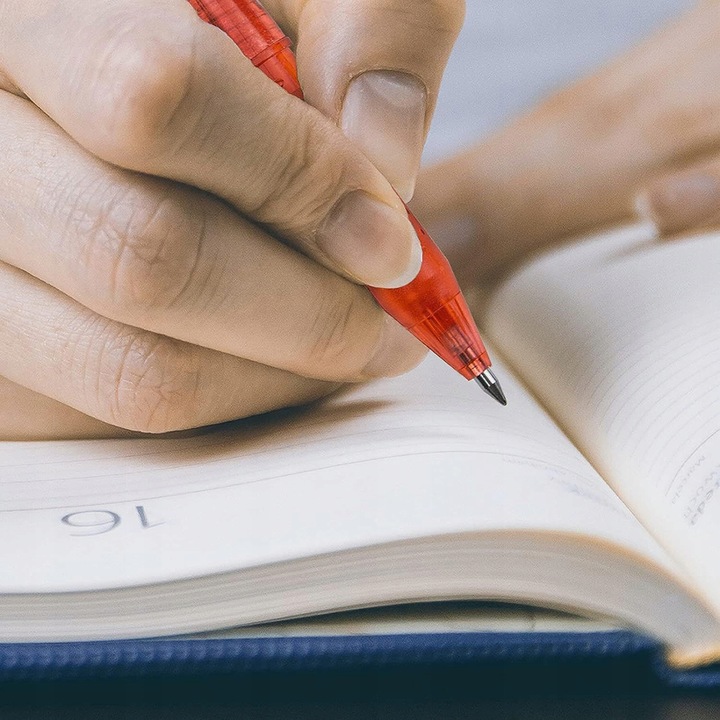 12 ZMAZYWALNE DŁUGOPISY KOLOROWE ZESTAW DO BUDŻETOWANIA PRZYBORÓW SZKOLNYCH