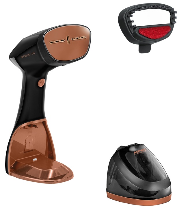 Parownica do ubrań żelazko parowe duża moc 2000W czarna MPM MZP-03