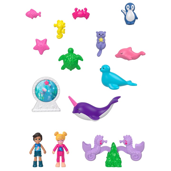 POLLY POCKET Oceanarium wyderki Zestaw kompaktowy
