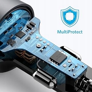 Ładowarka Samochodowa Anker PowerDrive III Duo 2xUSB-C 40W PoweriQ 3 PD QC