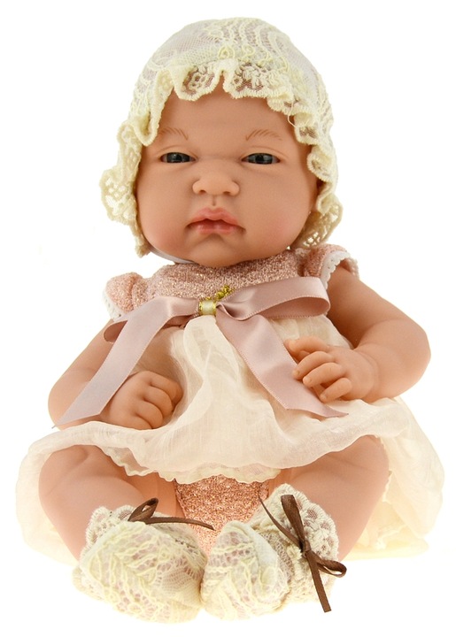 LALKA BOBAS JAK PRAWDZIWA NIEMOWLĘ DZIDZIUŚ DZIEWCZYNKA 30cm