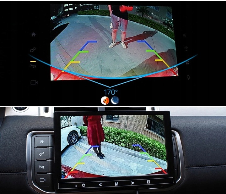 KAMERA COFANIA METAL AHD/CVBS 720P OBROTOWA 360 STOPNI LINNIE FISHEYE