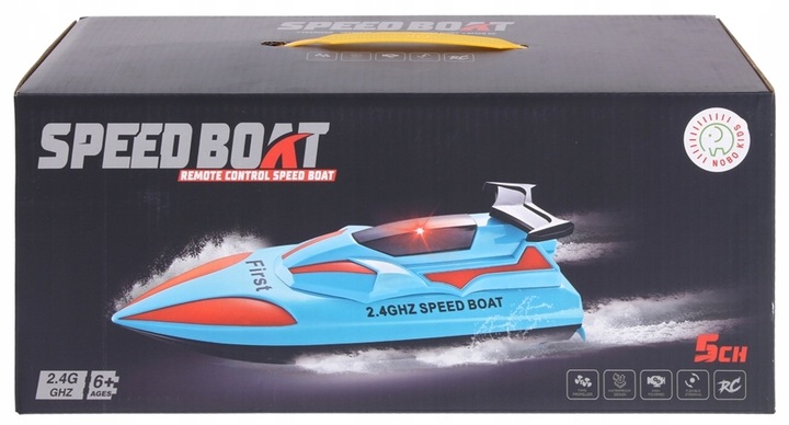 Łódź Łódka Motorówka Zdalnie Sterowana Wyścigówka RC Pilot