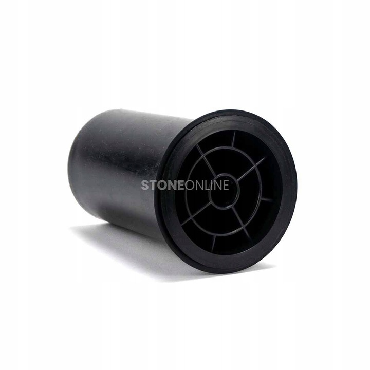 Elegancki WAZON z czarnego GRANITU WELEGANT12 na cmentarz StoneOnline