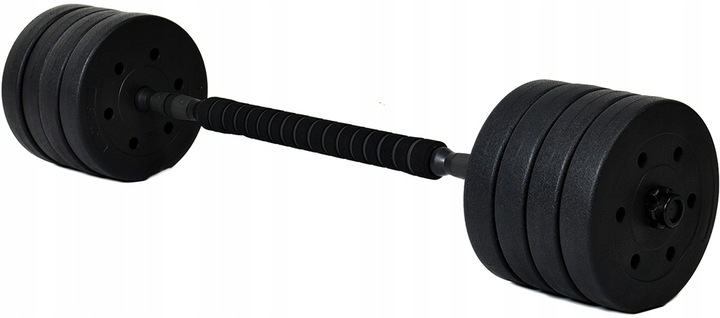 ZESTAW 4w1 HANTLE 2X20KG KETTLE UCHWYTY DO POMPEK