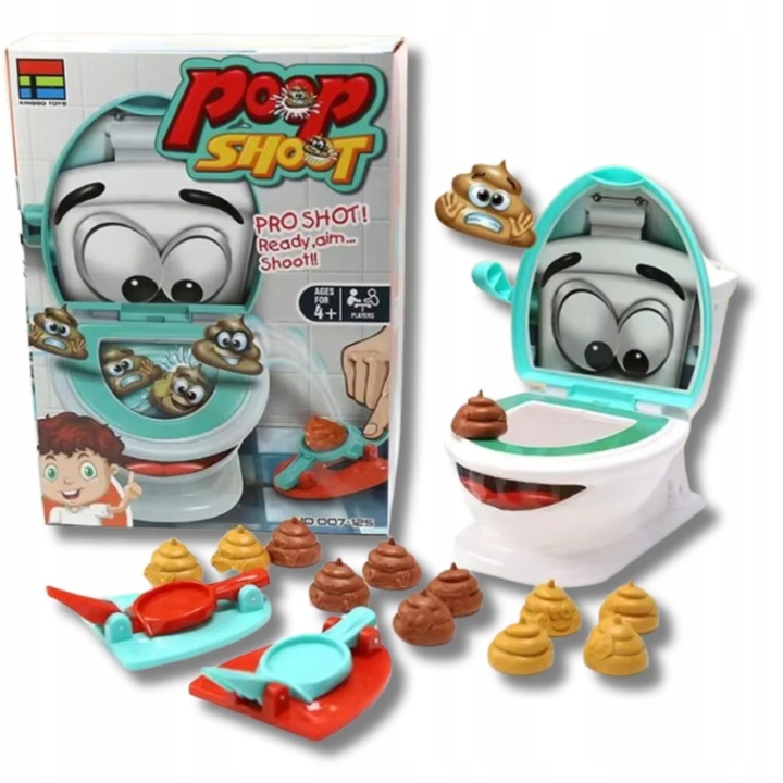 RODZINNA GRA ZRECZNOSCIOWA KUPA DO SEDESU TRAF KUPĄ DO SEDESU WC ZABAWA