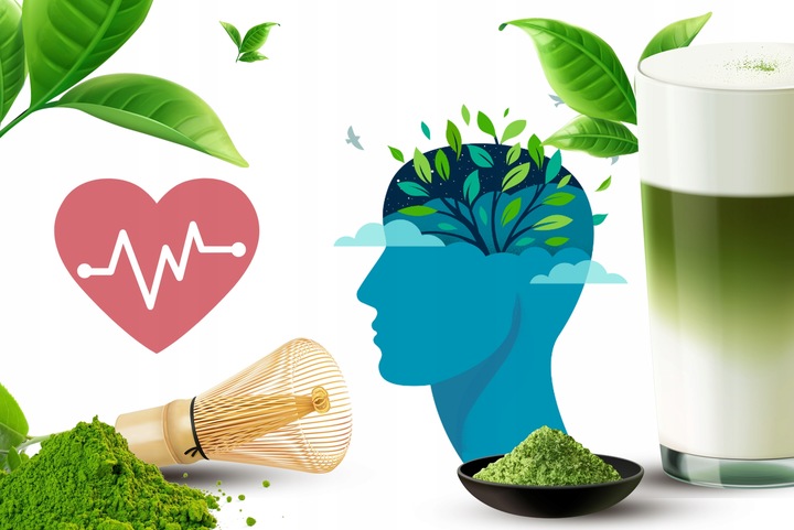 Pyszna Matcha Latte Instant w Proszku Japońska Zielona Herbata 5szt. Mokate