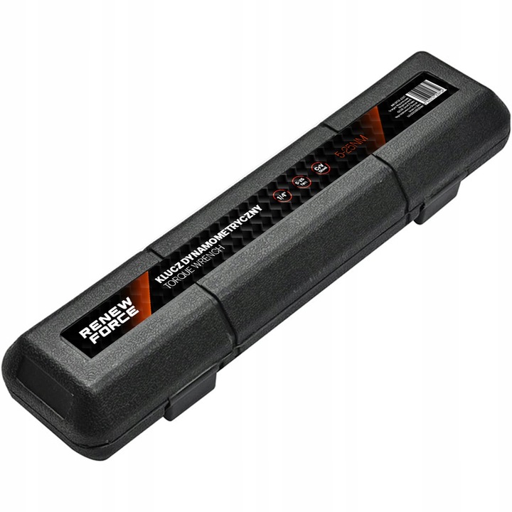 Klucz Dynamometryczny z Blokadą Blokada 5-25 Nm 1/4" Dwukierunkowy z Etui