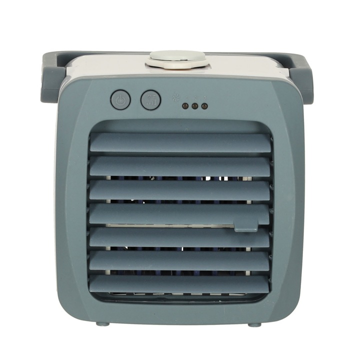 SKUTECZNY Mini klimatyzator wentylator nawilżacz powietrza na wodę z rączką