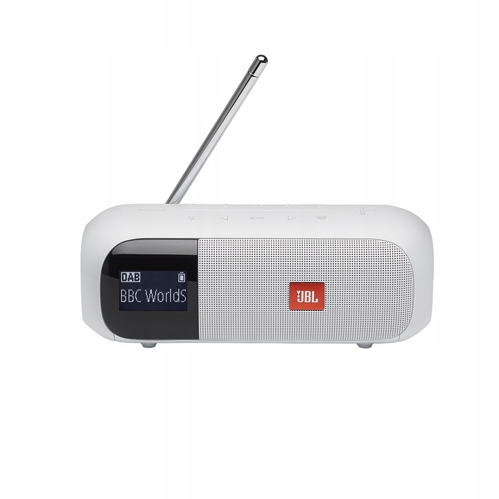 RADIO JBL Tuner 2 DAB+/FM BLUETOOTH IPX7 Białe