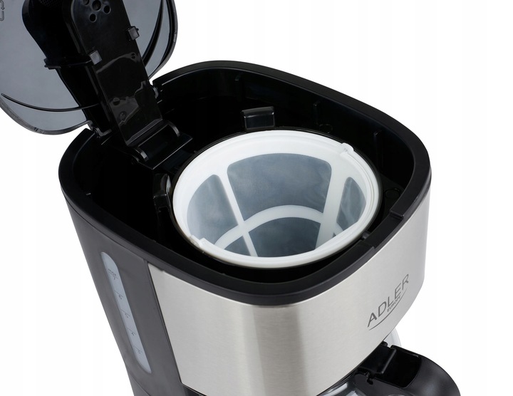 Ekspres do kawy przelewowy 0,7L Blokada kapania ADLER AD 4407 czarny