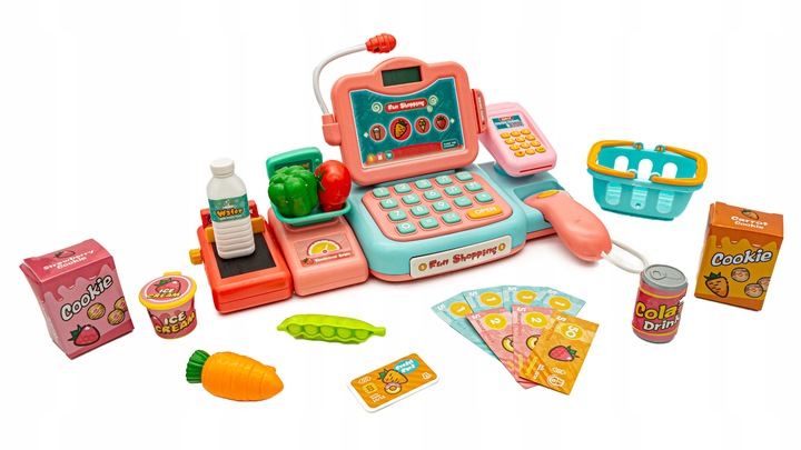 Sklepowa kasa fiskalna waga czytnik skaner taśma