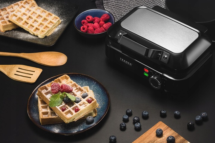 GOFROWNICA NA 2 DUŻE GOFRY REGULACJA TEMPERATURY i STOPNIA WYPIEKANIA 1500W