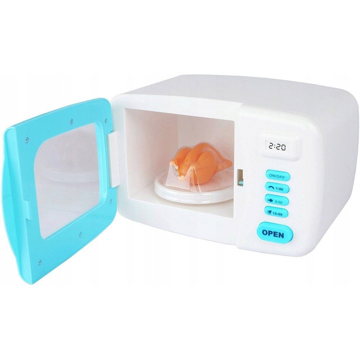 NA PREZENT Zabawkowa Mikrofalówka ze światłem i dźwiękiem