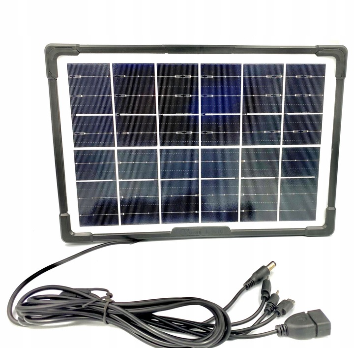 ŁADOWARKA SOLARNA PANEL SŁONECZNY 8W USB-B USB