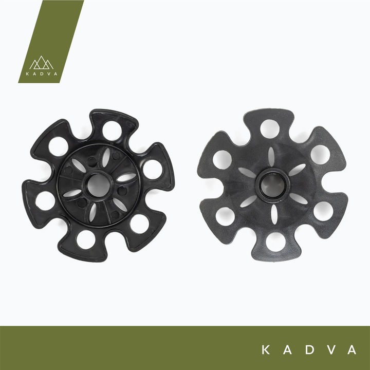 Kije turystyczne KADVA Torre szary 65-135cm KARBONOWE SYSTEM QUICK LOCK