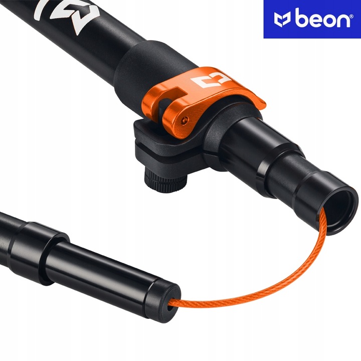 KIJE TREKKINGOWE SKŁADANE REGULOWANE KIJKI W GÓRY TURYSTYCZNE BEON FOLD