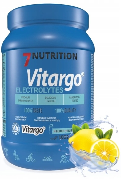 7Nutrition Vitargo Electrolytes Węglowodany 1022g Cytryna