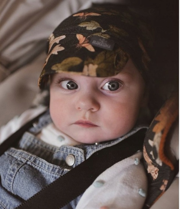 MAKASZKA CHUSTKA Z DASZKIEM BAMBUS SECRET GARDEN