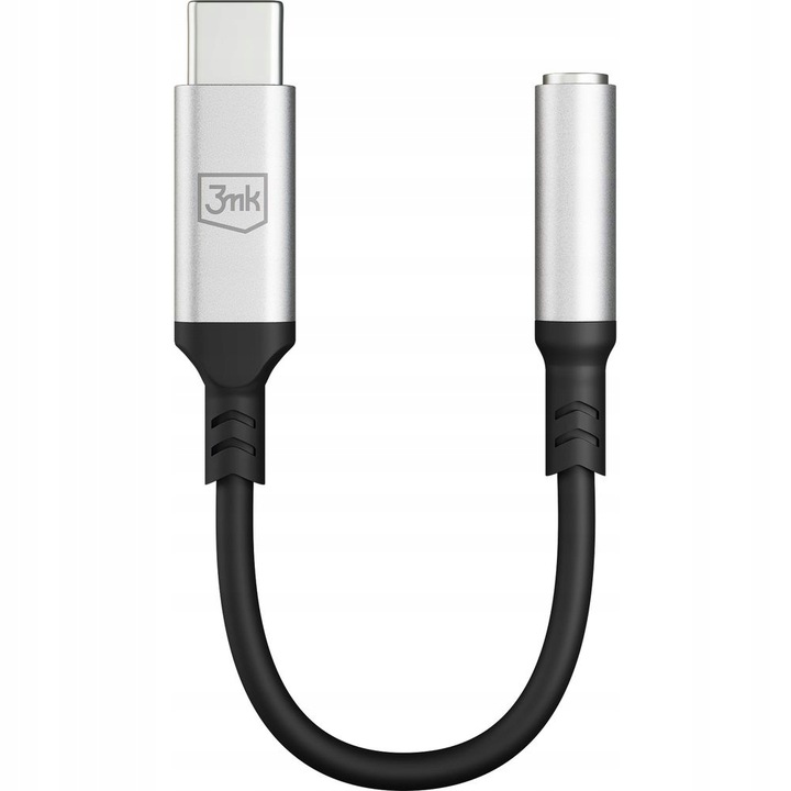 Adapter audio 3mk USB-C - Jack 3,5 mm typ żeński