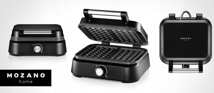 GOFROWNICA 2200W XXL 2 CHRUPIĄCE PUSZYSTE GOFRY XXL DUŻA SOLIDNIE WYKONANA