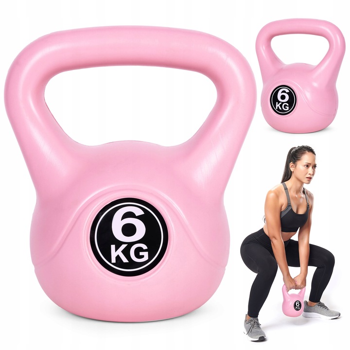 Kettlebell kettle 6 kg do ćwiczeń hantla kula odważnik obciążenie ciężar