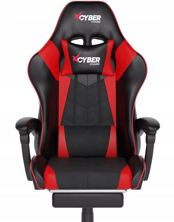 FOTEL GAMINGOWY CYBER CHAIRS X-POWER RED - BIUROWY