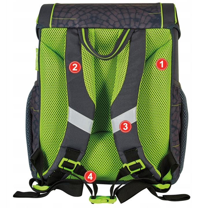 TORNISTER PLECAK SZKOLNY HERLITZ LOOP SMOK KL. 1-3