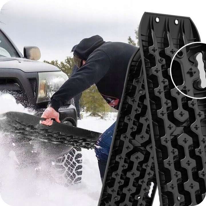 Trapy Piaskowe Do Terenówki OFF-ROAD 4x4 Śnieg Błoto Zestaw 2 szt. z Torbą