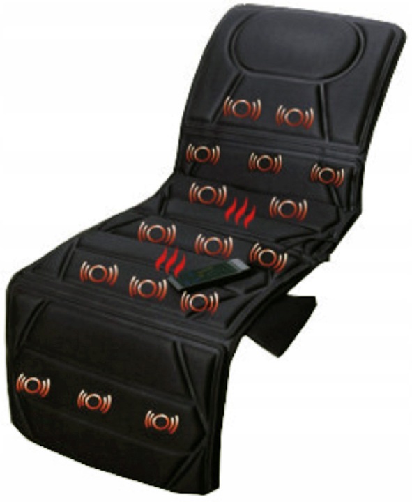 Mata masująca wibracyjna Materac masujący do masażu na łóżko 16 silników