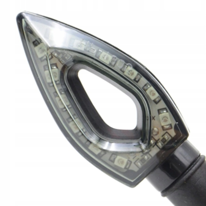 4 KIERUNKOWSKAZY MOTOCYKLOWE LED DO SKUTERA MOTOCYKLA QUAD KIERUNKI MIGACZE