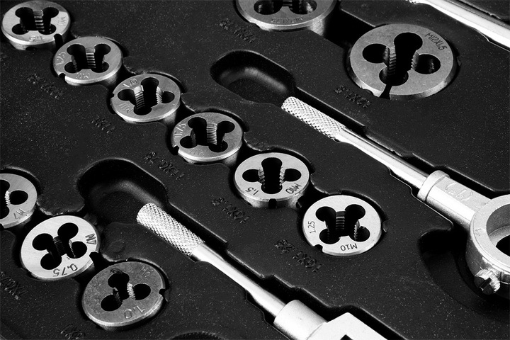 Zestaw Gwintowniki I Narzynki 110e Kalibrownik NEO TOOLS