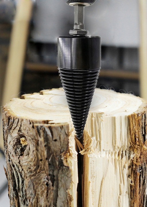 ŚWIDERY do rozłupywania drewna łupania wiertło ŁUPARKA stożek 32+42mm 2 szt