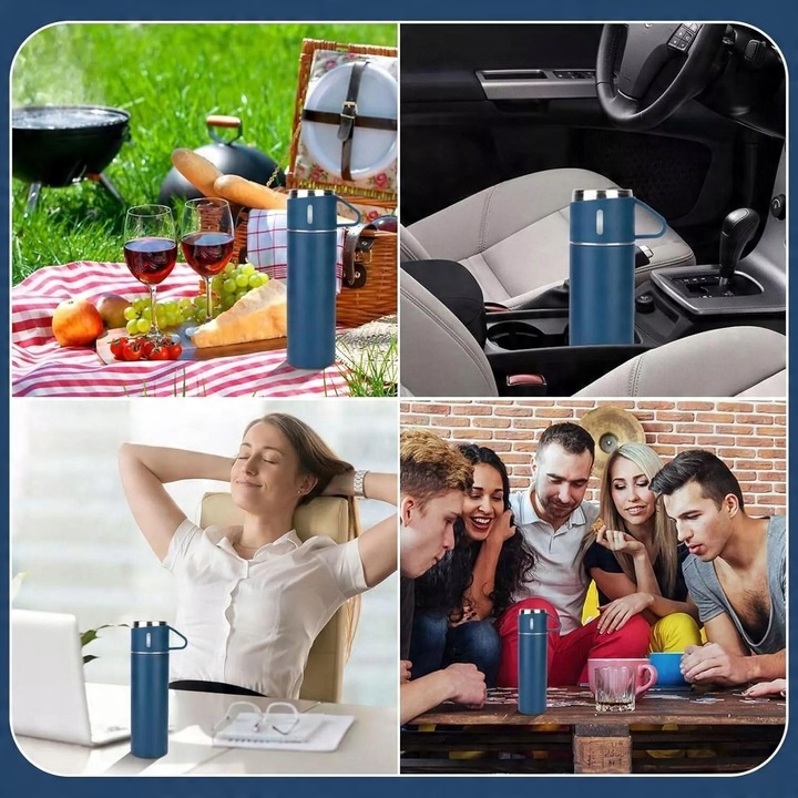 TERMOS STAL NIERDZEWNA BUTELKA PICIA BUTELKA TERMICZNA GORĄCE ZIMNE NAPOJE
