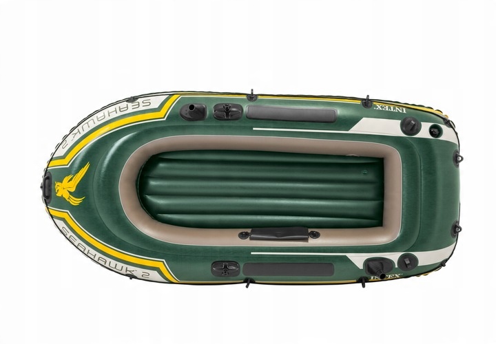 PONTON SEAHAWK 2 + WIOSŁA + POMPKA 236x114x41 cm - INTEX 68347 model 2025