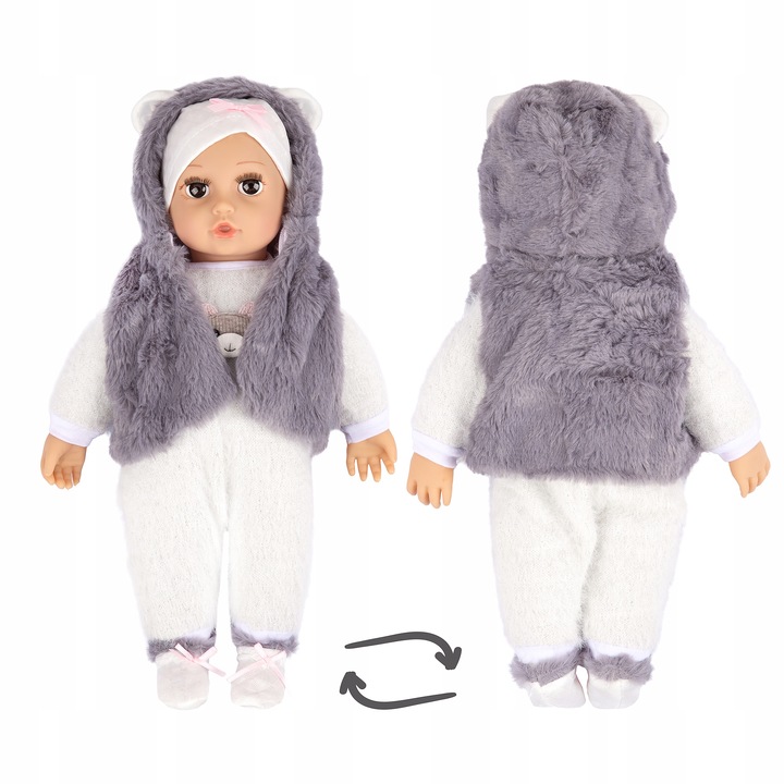 LALKA BOBAS INTERAKTYWNA MÓWI ŚMIEJE SIĘ PŁACZE UBRANKA SMOCZEK KINDERPLAY