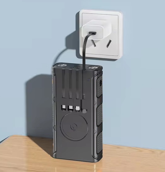 POWERBANK ŁADOWARKA SOLARNY INDUKCJA 36000mAh 8xUSB LATARKA 2x LED USB-C PD