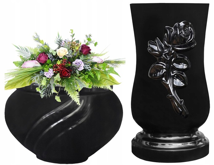 WAZON NAGROBNY - WAZON NA NAGROBEK WAZON NA CMENTARZ+ MISA NAGROBNA