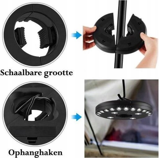 OŚWIETLENIE LAMPA PARASOLOWA PARASOL BALKON LED