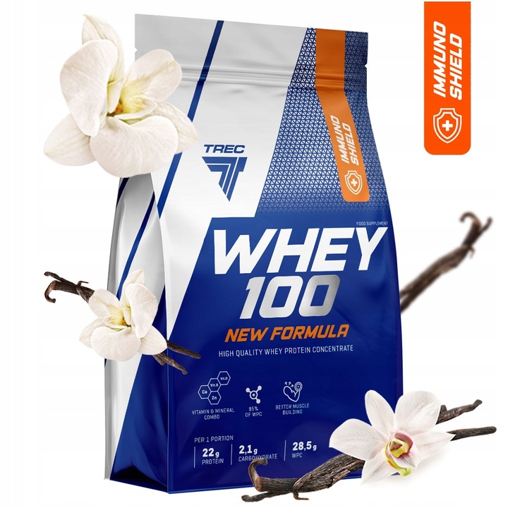 NOWE PYSZNE BIAŁKO WPC Trec Whey 100 700g SERWATKOWE PROTEINY NA MASĘ SIŁĘ