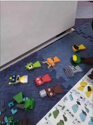 INCREDIBOX SPRUNKI KLOCKI FIGURK ZESTAW 3D zabawka z klocków Prezent