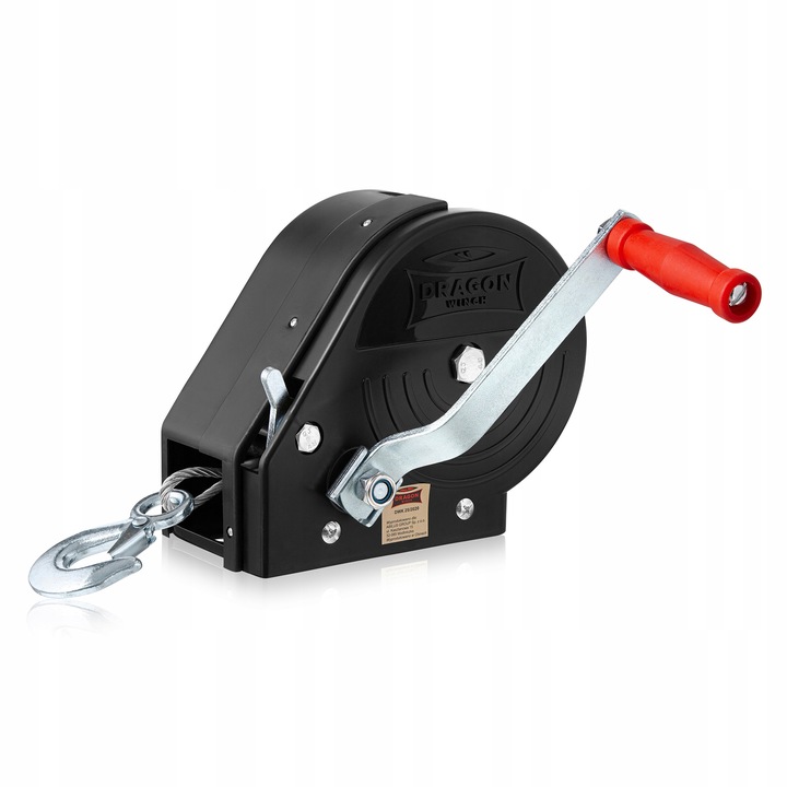 WYCIĄGARKA RĘCZNA KORBOWA LINOWA 1133kg WCIĄGARKA lebiodka przenośna DRAGON