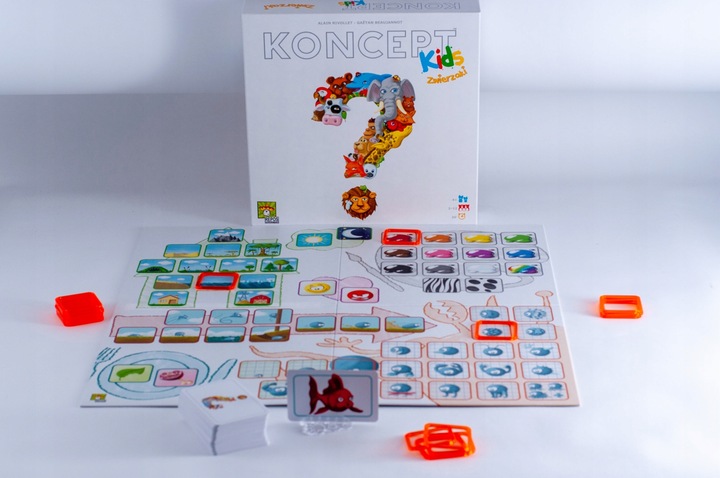 Gra planszowa Rebel Koncept Kids: Zwierzaki