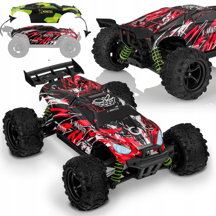 Samochód Auto zdalnie sterowany AUTKO RC 4x4 45km/h SUPER SZYBKI 2xOBUDOWY