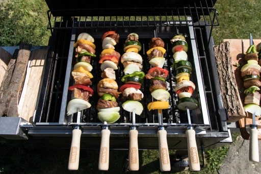 Zestaw do szaszłyków z napędem elektrycznym 5szpad