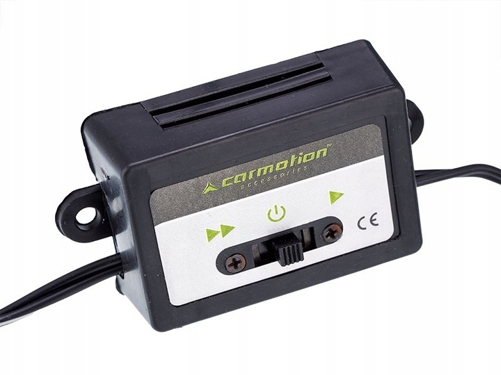 DUŻY WIATRAK WENTYLATOR SAMOCHODOWY OBROTOWY 12V